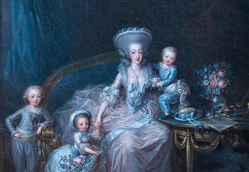 Portrait de la comtesse d'Artois et ses enfants 