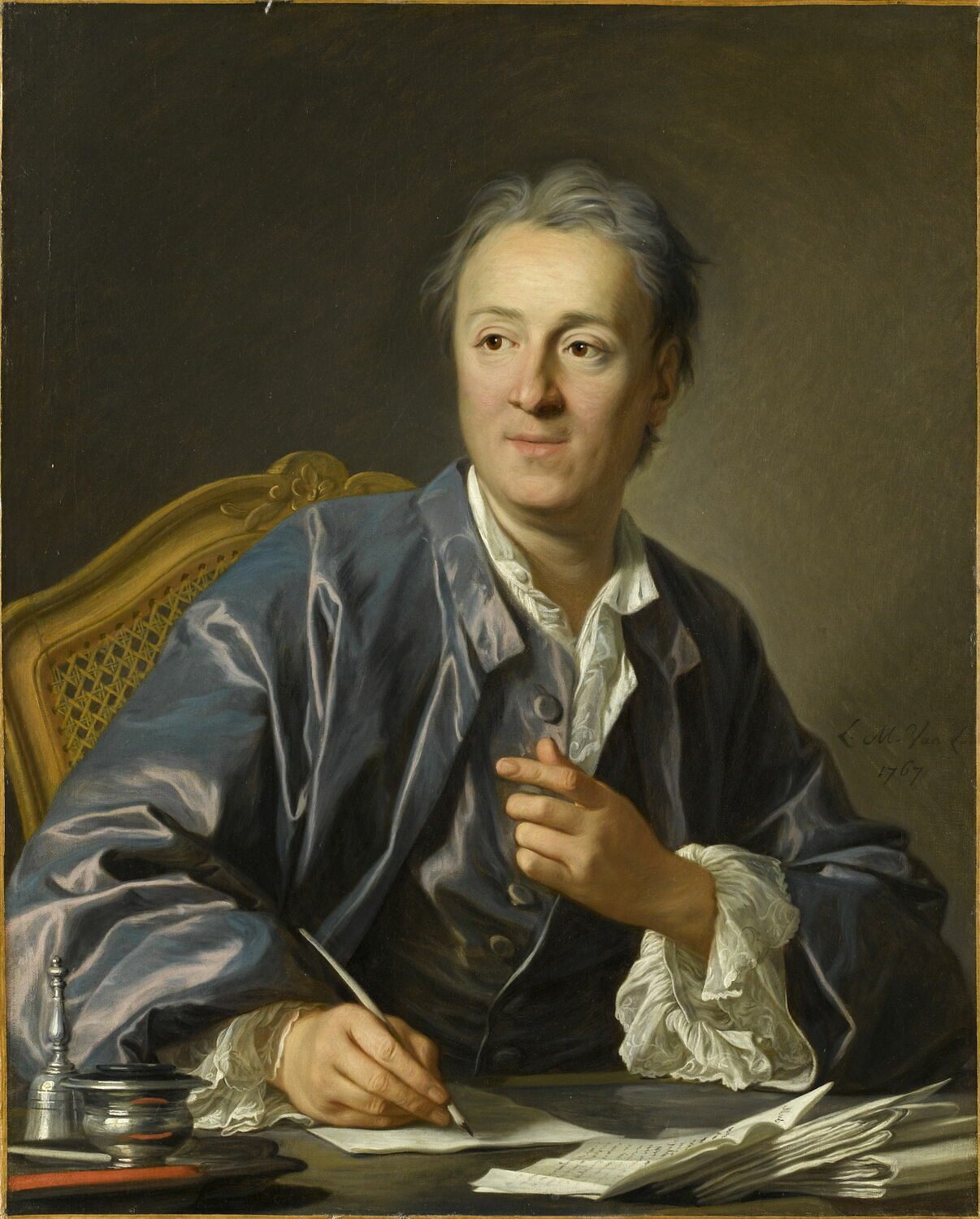 Portrait de Diderot par Louis-Michel Van Loo