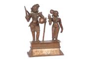 Statuette indienne en bronze
