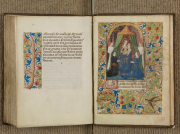 Livre d’heures en latin à l’usage de Rouen, vers 1480-1485. © Bibliothèque municipale de Versailles. Ms M 139