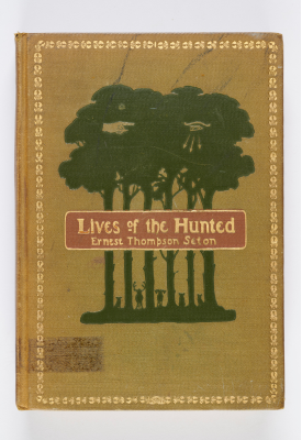 Ernest Thompson Seton, Lives of the Hunted [...], de 1902. © Thierry Ollivier - Bibliothèque municipale de Versailles (Heure Joyeuse), HJR E 590 SET